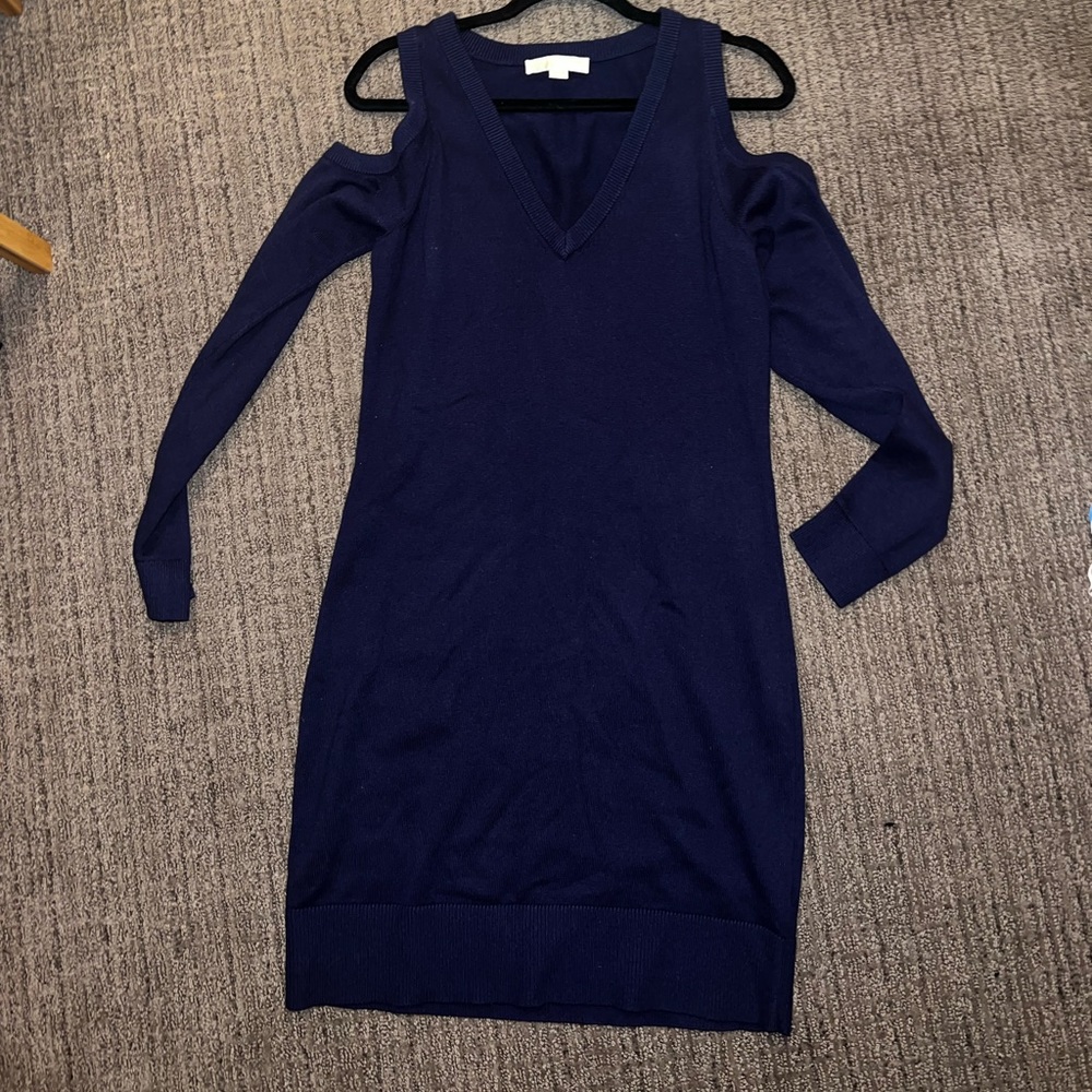 Michael Kors Blue Sweater Dress